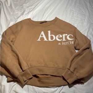 Abercrombie & Fitch Tan Crewneck Sweater
